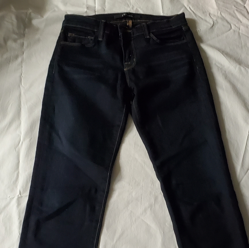 J brand mid rise rail skinny jeans